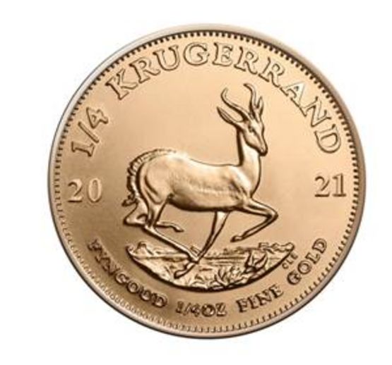 1/4 Unze Gold Krügrerand