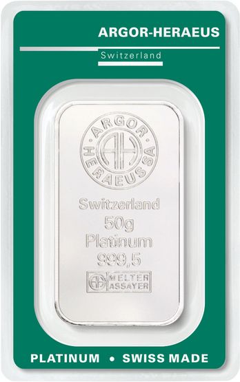 Platinbarren 50g