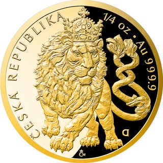 Gold Tschechischer Löwe 1/4 oz – PP – 2026 (inkl. Etui und COA) Gold Tschechischer Löwe 1/4 oz – PP – 2026 (inkl. Etui und COA)