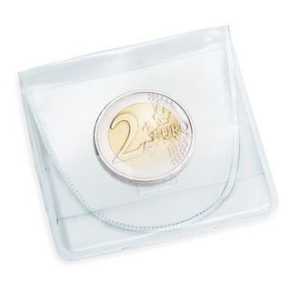 Münzentaschen für 1 Münze (46mm), 100er-Pack