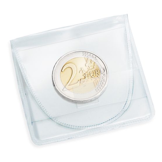 Münzentaschen für 1 Münze (46mm), 100er-Pack