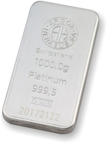 Platinbarren 1000g